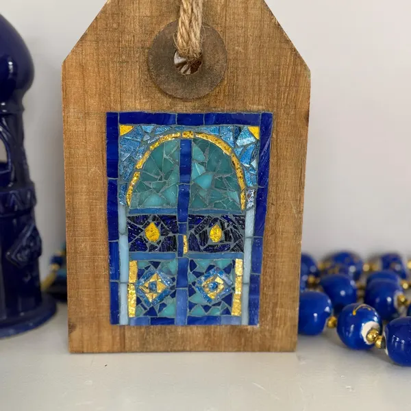 Mosaic door wall art panel