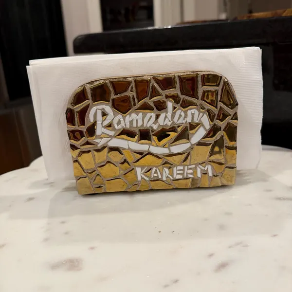 Ramadan Kareem Mosaic Napkin Holder