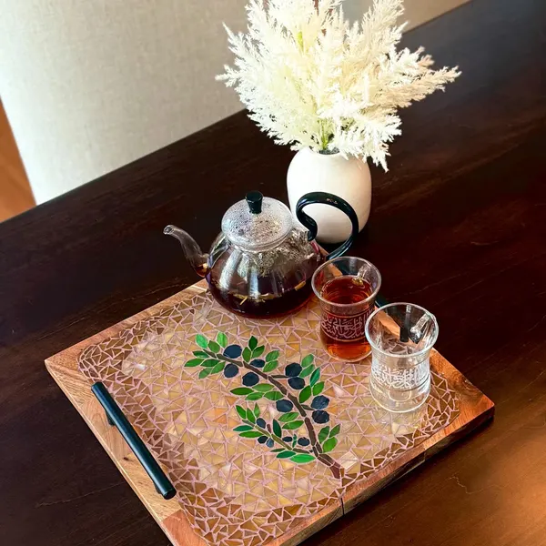 Olive Tree Square Tray