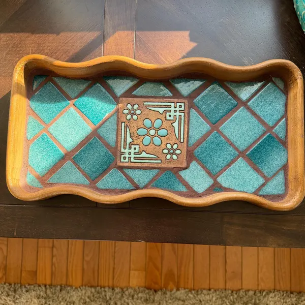 Mosaic serving trays
