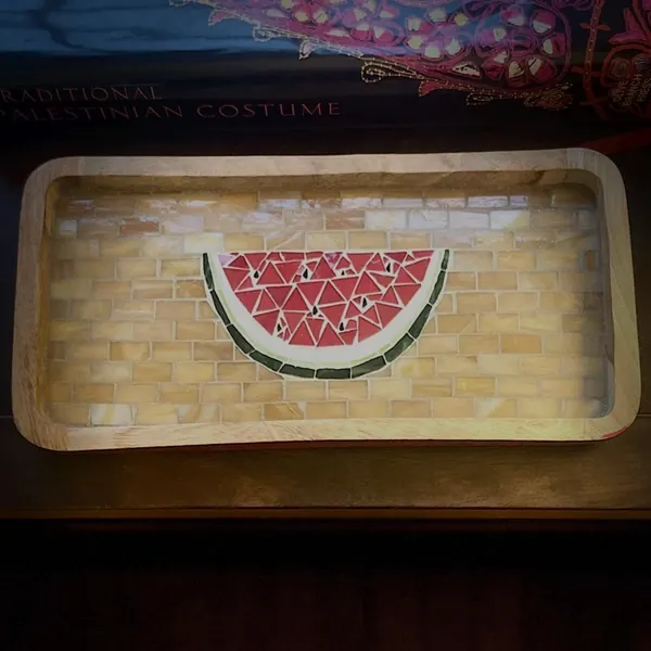 Watermelon Mosaic Tray